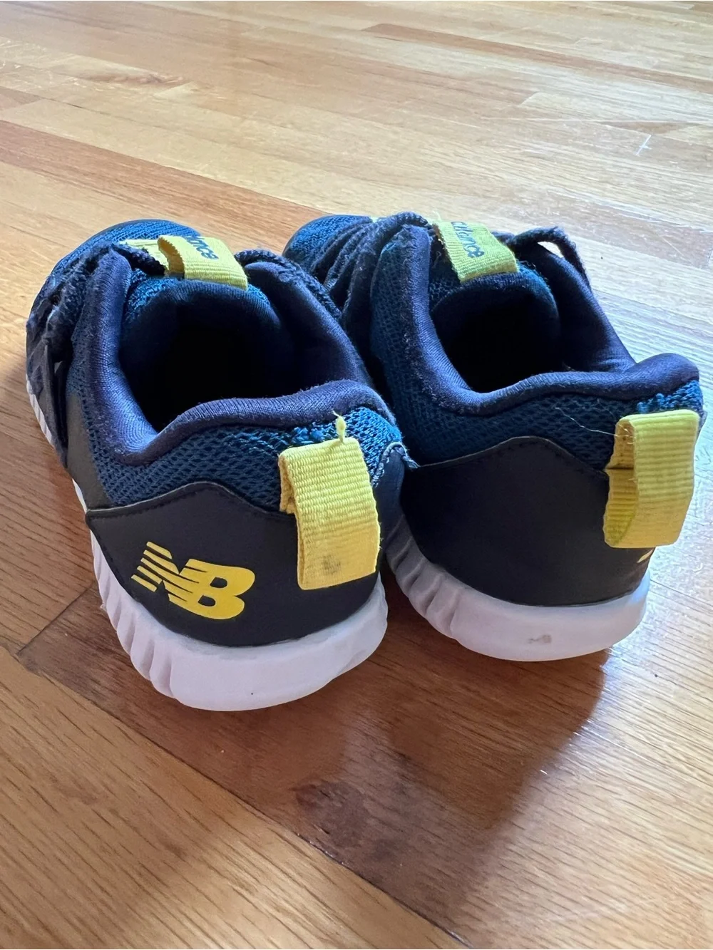 2 Pairs of New Balance elastic lace Sneakers size 13.5**